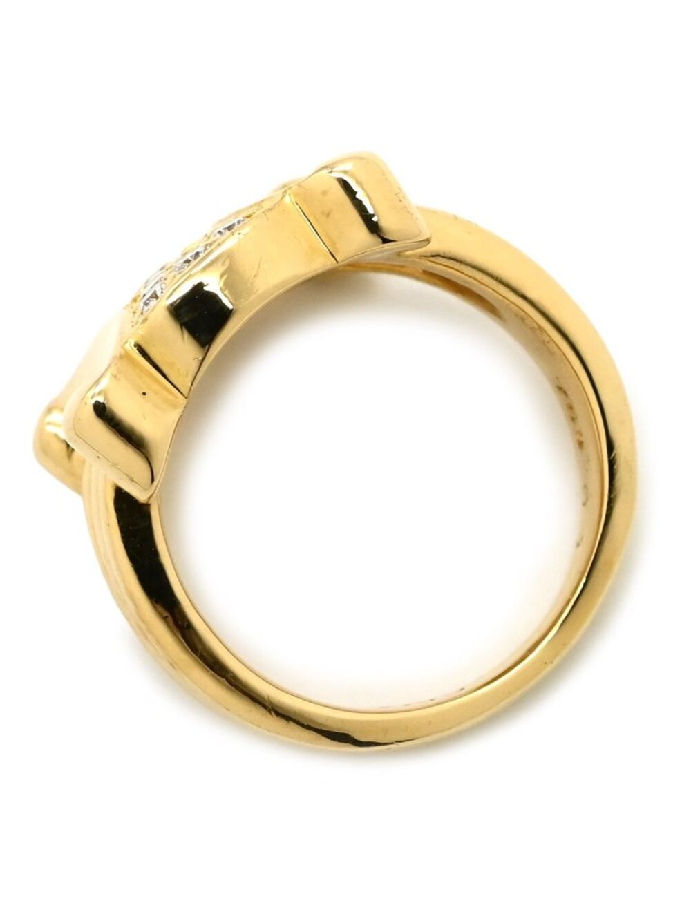 Celine Ring Macadam Diamond Yellow Gold 18k YG - Picture 2 of 8